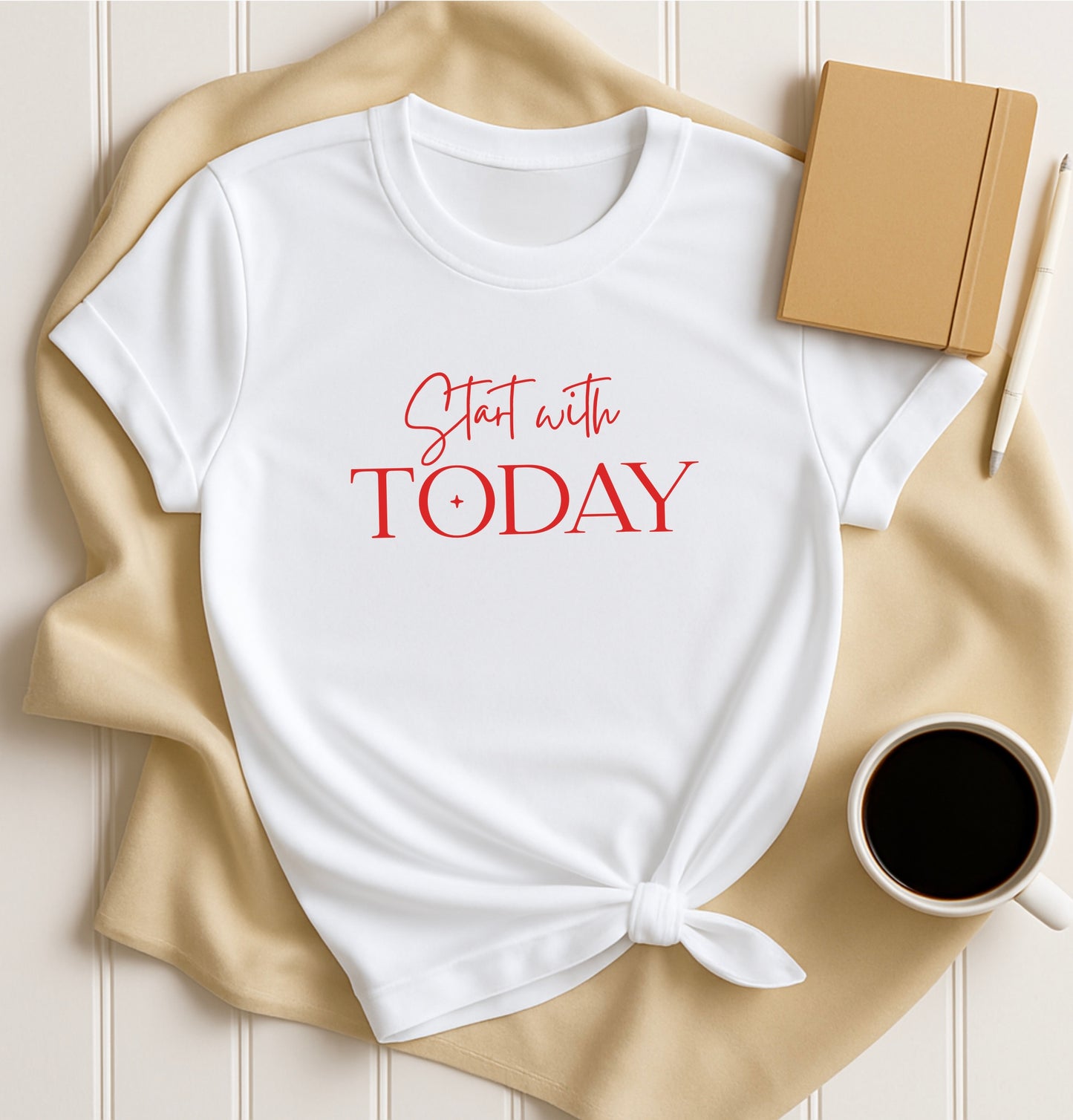 Start with today t-shirt for Him or Her